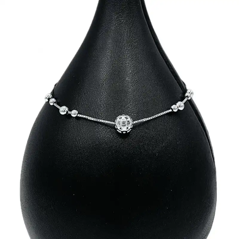 پابند نقره زنانه مدل NG8505