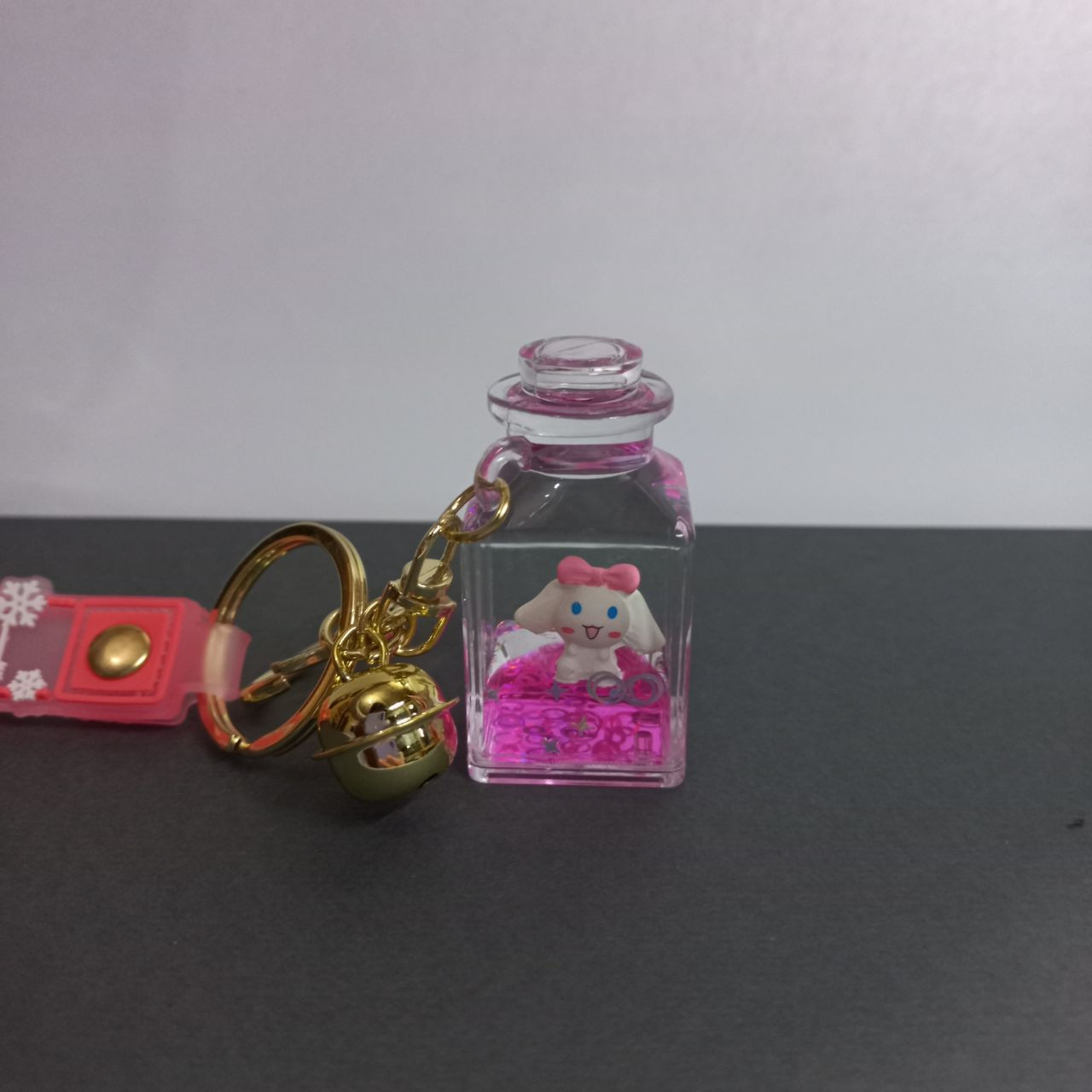 جاکلیدی دخترانه مدل فانتزی آکواریومی طرح خرگوش