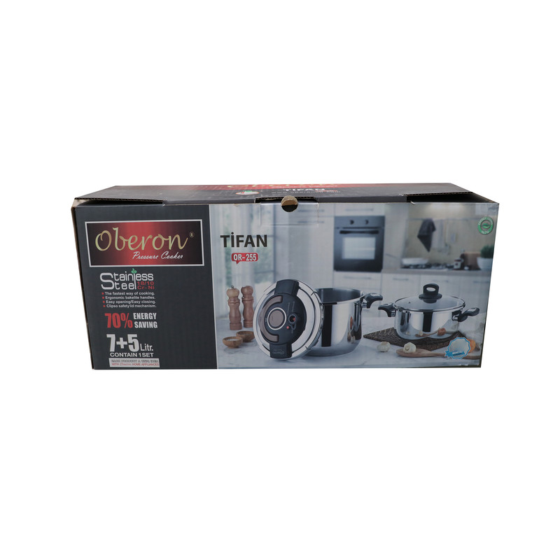 زودپز دوقلو اوبرون کد D-255 گنجایش 7 لیتر