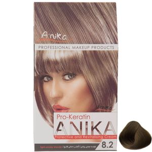کیت رنگ مو آنیکا سری Pro Keratin مدل Smoky شماره 8.2
