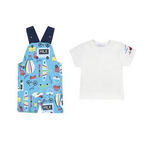 ست سرهمی و تی‌شرت پسرانه فیورلا مدل مسیرهای پر هیجان کد 25040