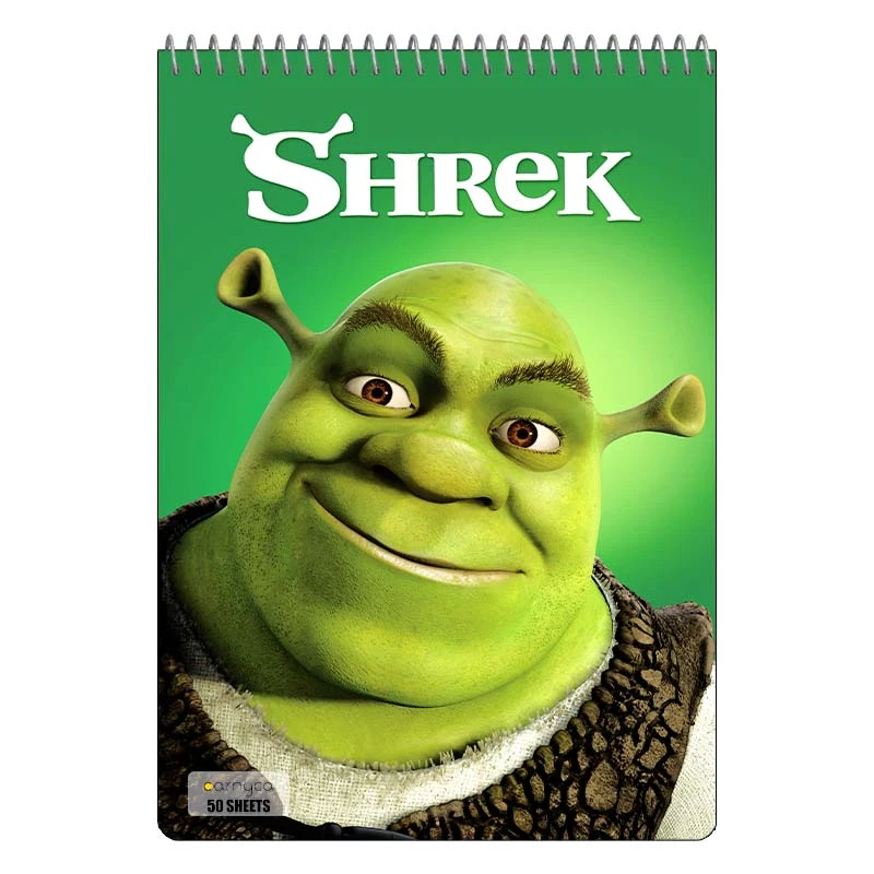 دفتر نقاشی 50 برگ سیمی کارنیکا طرح شرک Shrek کد 68844