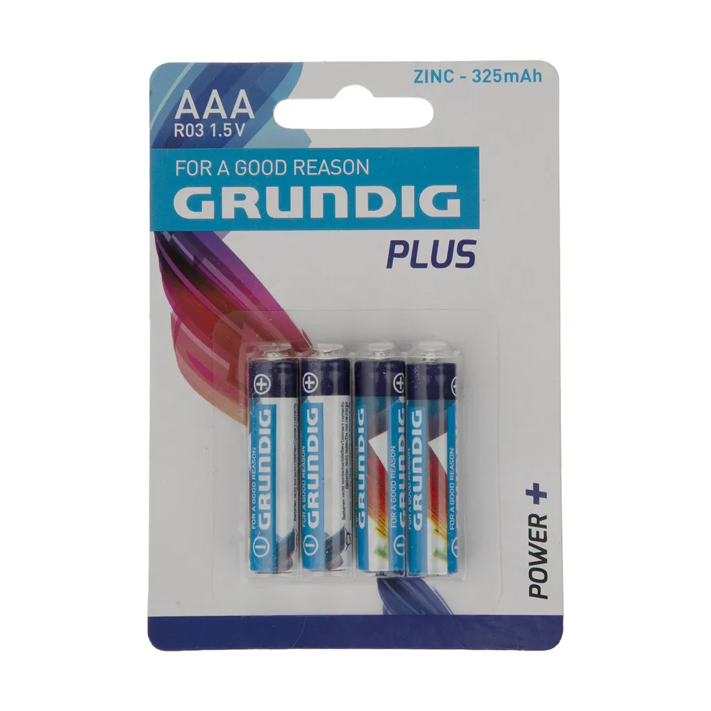 باتری نیم قلمی گراندیگ Plus AAA 325mAh