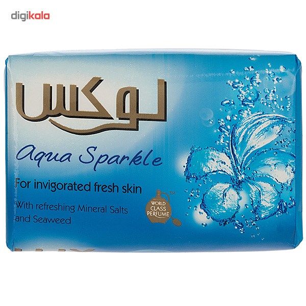 صابون لوکس مدل Aqua Sparkle مقدار 125 گرم بسته 6 عددی -  - 2