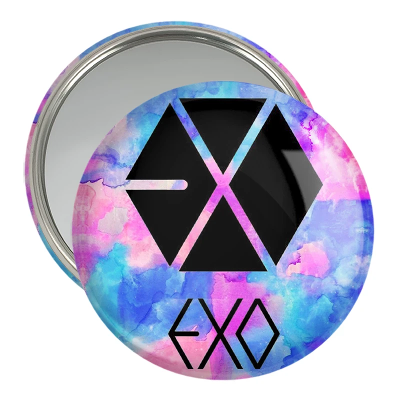 آینه جیبی خندالو مدل گروه اکسو EXO  کد 1034