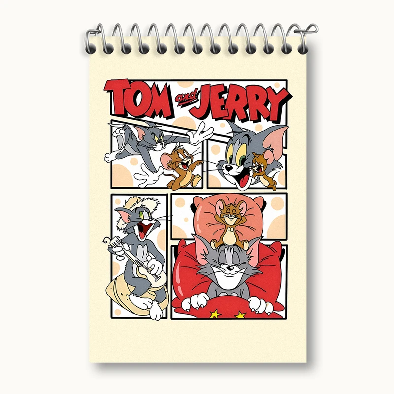 دفتر یادداشت 50 برگ خندالو طرح تام و جری (Tom And Jerry) کد N3770