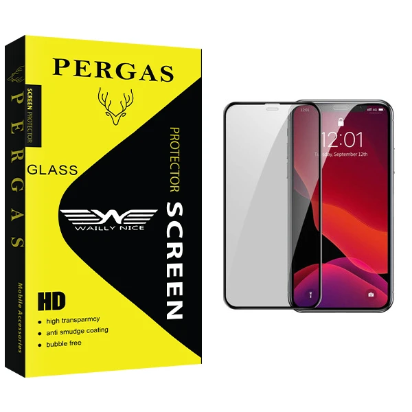 محافظ صفحه نمایش سرامیکی وایلی نایس مدل Pergas Glass مناسب برای گوشی موبایل اپل iPhone 12 Pro Max