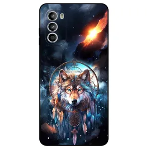 Megafone Wolf and Dream Catcher 8005 Cover For Motorola Moto G52