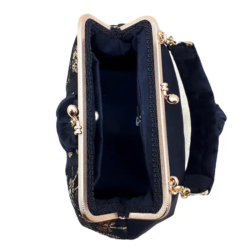 کیف مجلسی زنانه مدل مخمل سوزندوزی