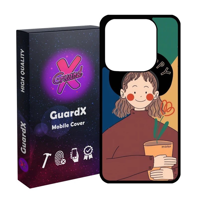 کاور گارد ایکس طرح دختر مدل 10630 مناسب برای گوشی موبایل شیائومی Redmi Note 14 4G