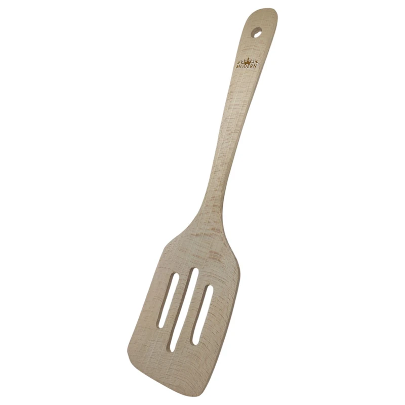 کفگیر مدرن مدل شیار دار چوبی 1404002