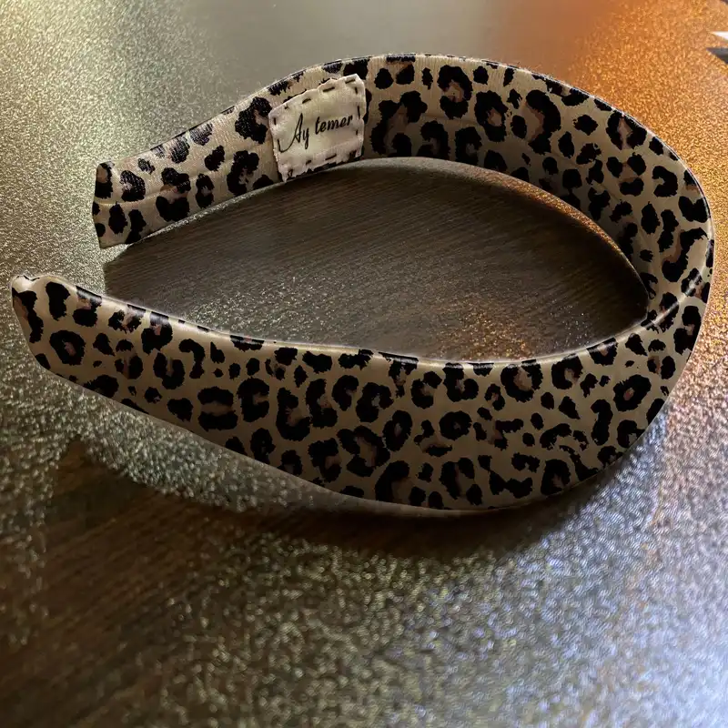 تل مو زنانه آی تمر مدل پلنگی کد 07