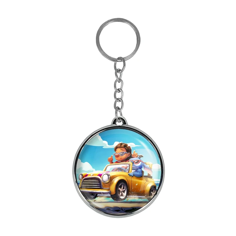 جاکلیدی خندالو طرح لیلو و استیچ مدل دوطرفه کد 3718937190