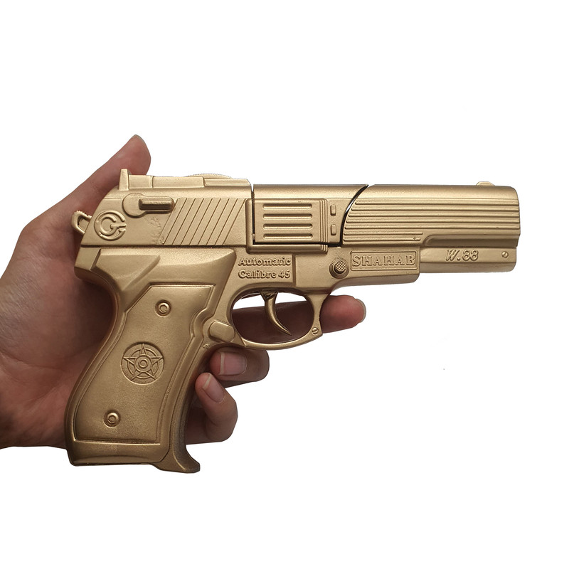 تفنگ بازی مدل gold gun