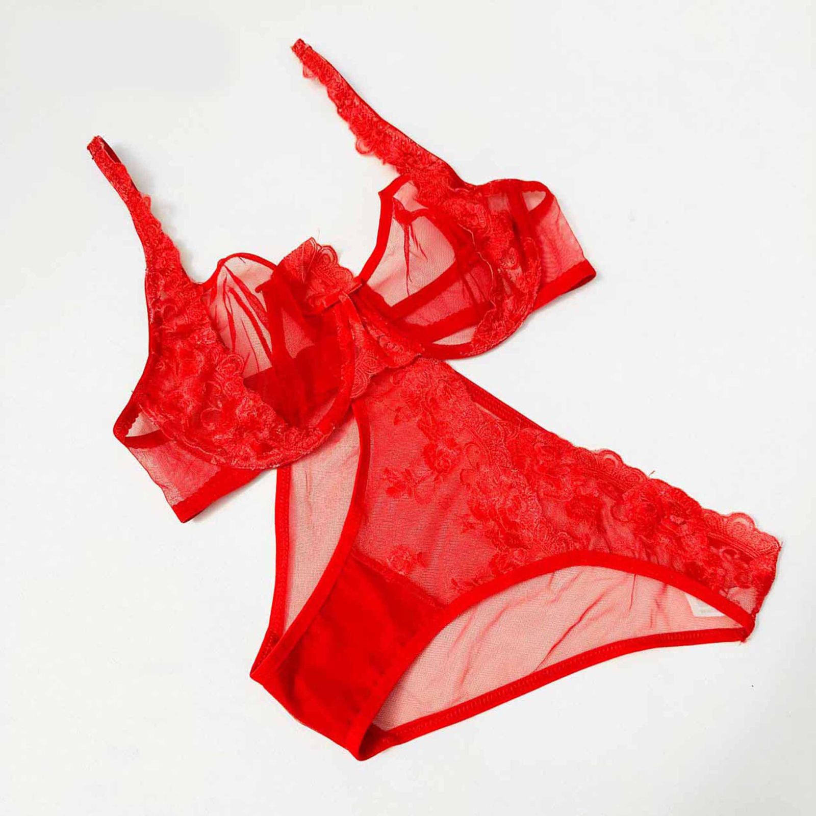 ست شورت و سوتین زنانه نوشه پوش مدل 96002 -  - 6