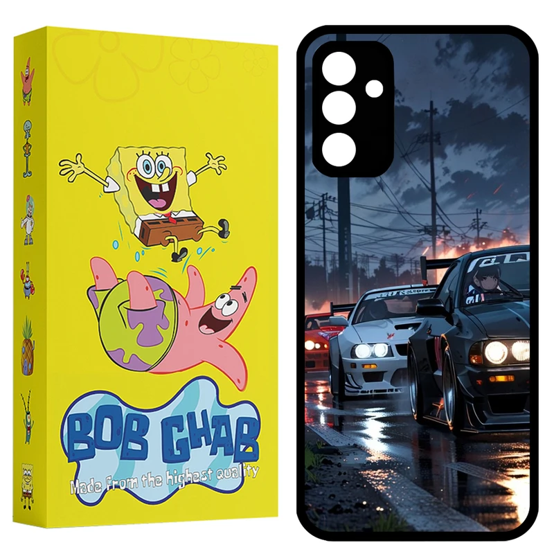 کاور باب قاب طرح ماشین مدل BCPA34 مناسب برای گوشی موبایل سامسونگ Galaxy A34 5G