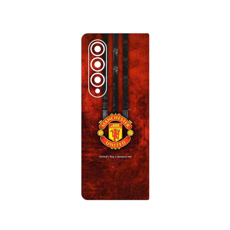 برچسب پوششی ماهوت مدل Manchester_United مناسب برای گوشی موبایل سامسونگ Galaxy Z Fold4