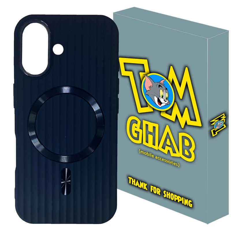 کاور تام قاب مدل مگ سیف طرح کرکره ای مناسب برای گوشی موبایل اپل iPhone 16