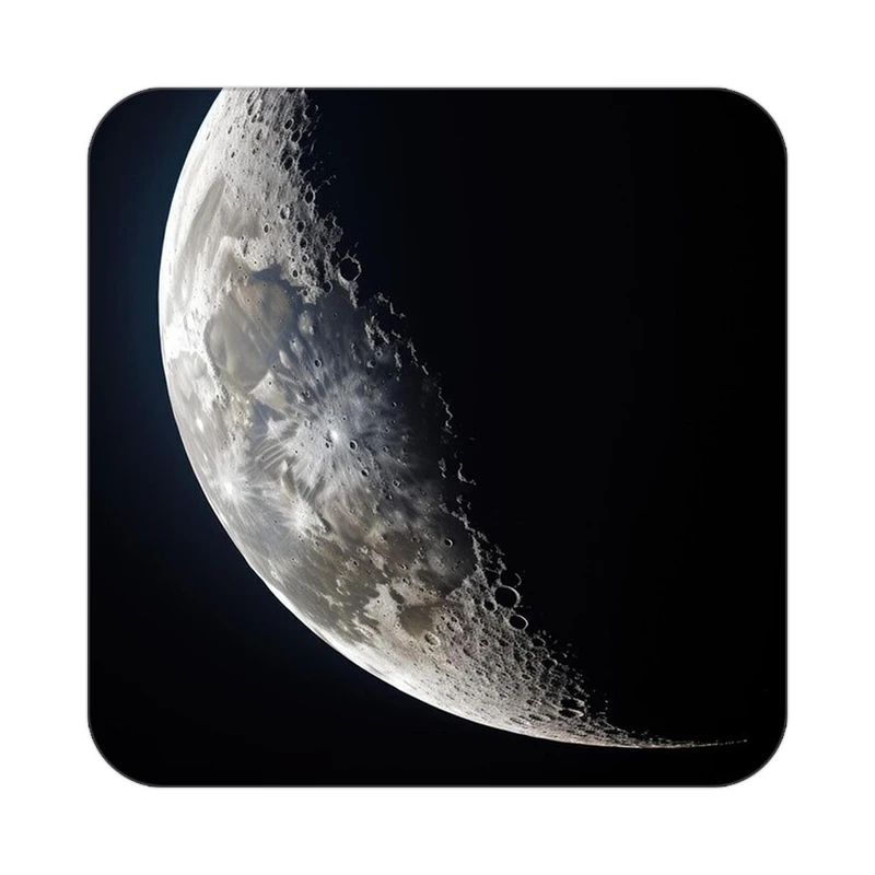 زیر لیوانی کاکتی طرح ماه و ستاره مدل mp52898