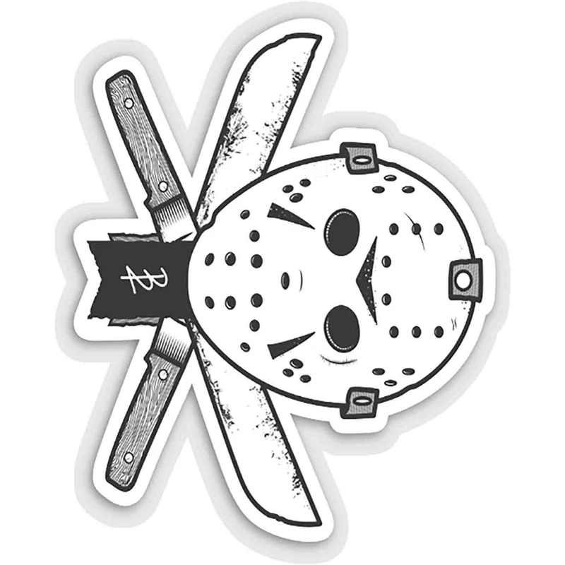 استیکر لپ تاپ طرح Daniel Baker Jason Sticker کد ST452