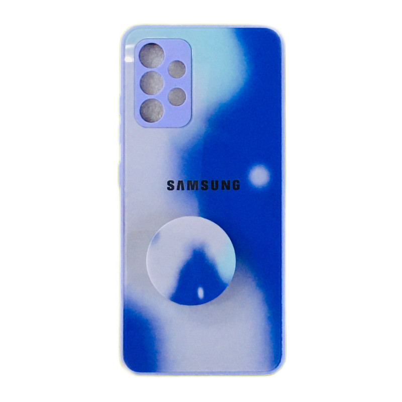 کاور مدل Rain مناسب برای گوشی موبایل سامسونگ Galaxy A32 4G به همراه پاپ سوکت