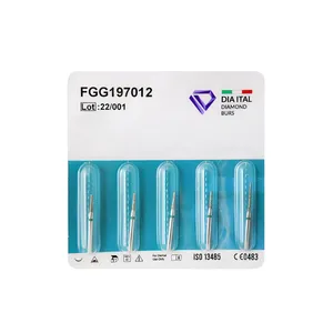 فرز الماسی دیا ایتالیا مدل مخروطی ته گرد توربین 197 بسته 5 عددی