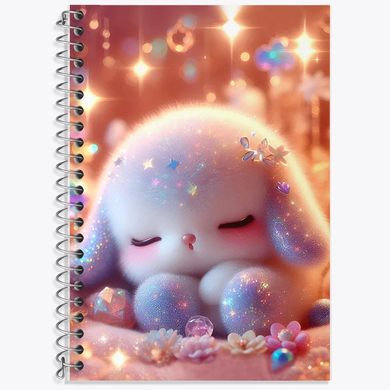 دفتر نت موسیقی 50 برگ خندالو طرح خرگوش بامزه کد F5487