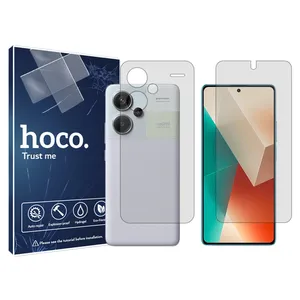 Hoco HyGEL model transparent screen protector suitable for Xiaomi Redmi Note 13 Pro Plus mobile phone with back protector