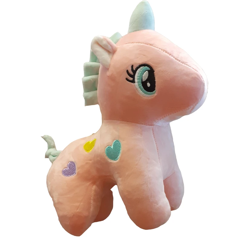 عروسک طرح اسب تک شاخ ارتفاع 30 سانتی متر