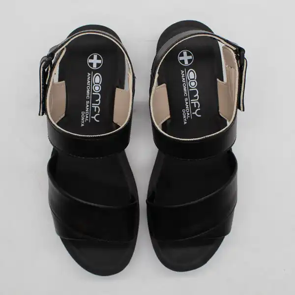 صندل زنانه کانفی مدل دنیا رکابدار کد 1395-BK