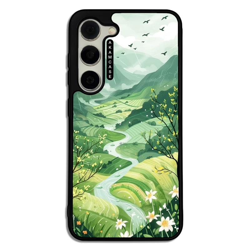 کاور آکام مدل AMC-WSGS23-NATURE-15 مناسب برای گوشی موبایل سامسونگ Galaxy S23