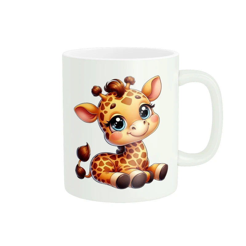 ماگ پاد آفرین طرح زرافه کد 1222