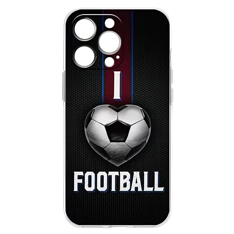 کاور مدل Love football مناسب برای گوشی موبایل اپل iPhone 13 ProMax