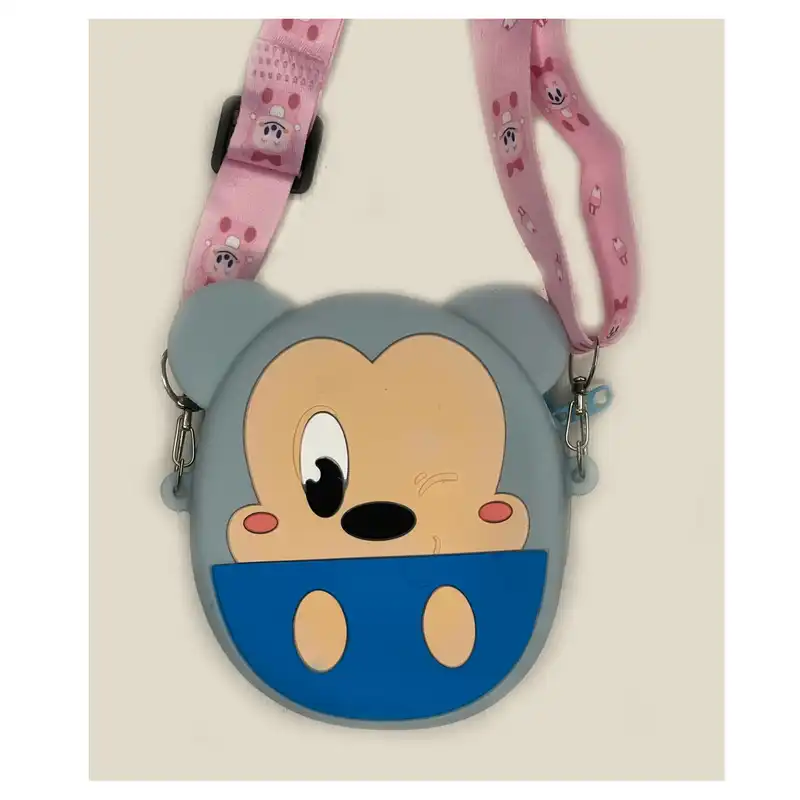 کیف رودوشی بچگانه مدل سیلیکونی طرح خرس