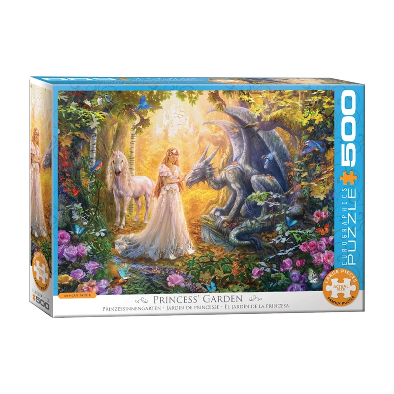 پازل 500 تکه یوروگرافیکس پازلز مدل Princess Garden كد 5458-6500
