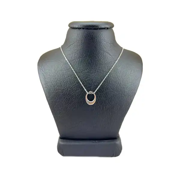 گردنبند نقره زنانه مدل  حلقه ای کد 2154221