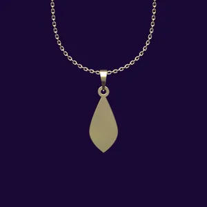 گردنبند طلا 18 عیار زنانه مدوپد مدل هندسی کد CC2-1-1064