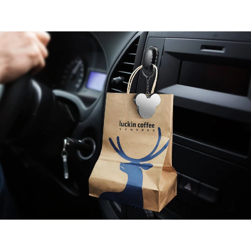 عکس شماره 9 : گیره آویز خودرو باسئوس مدل small shell vehicle hook acgg-04 بسته 4 عددی