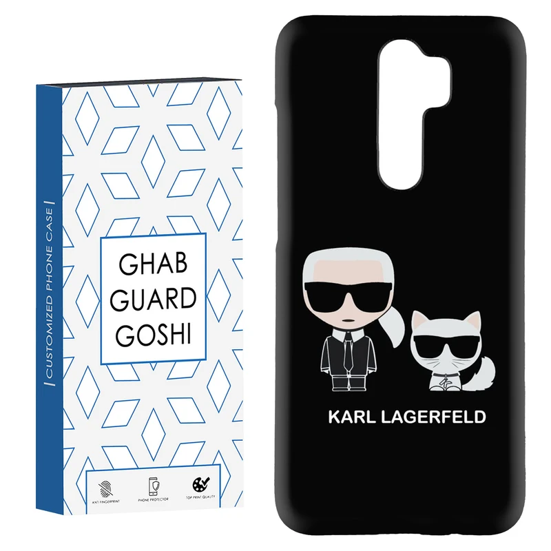 کاور قاب گارد گوشی طرح karl کد Dimo-042 مناسب برای گوشی موبایل شیائومی Redmi Note 8 pro 