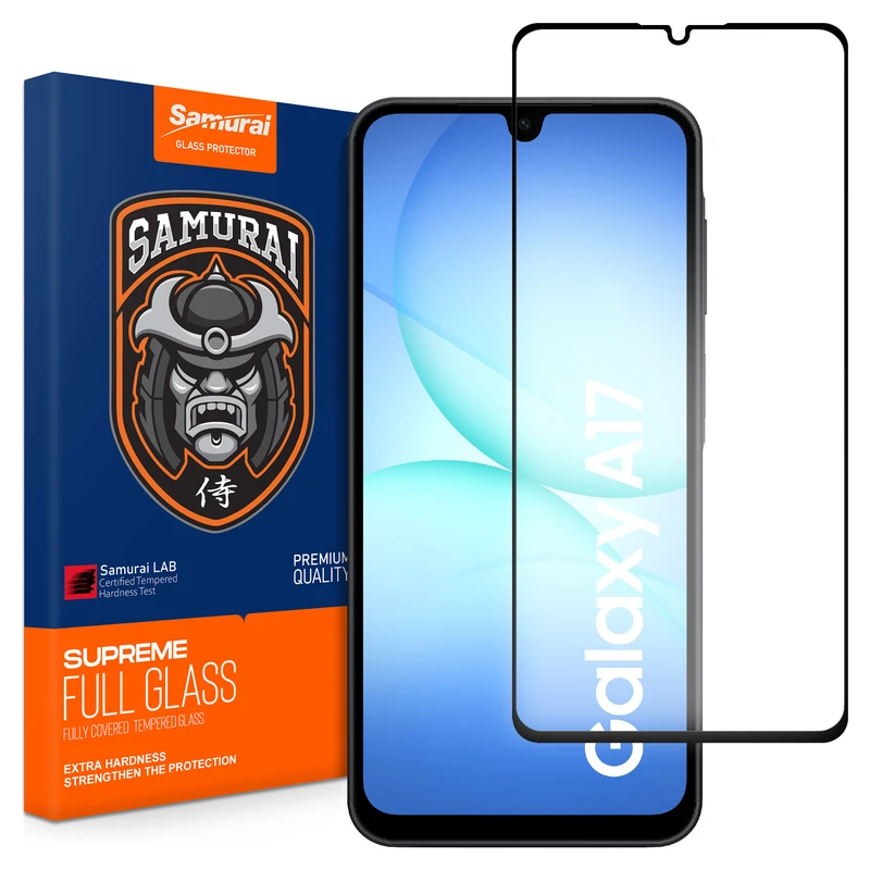 محافظ صفحه نمایش سامورایی مدل ovglass مناسب برای گوشی موبایل سامسونگ Galaxy A17 4G / A17 5G 