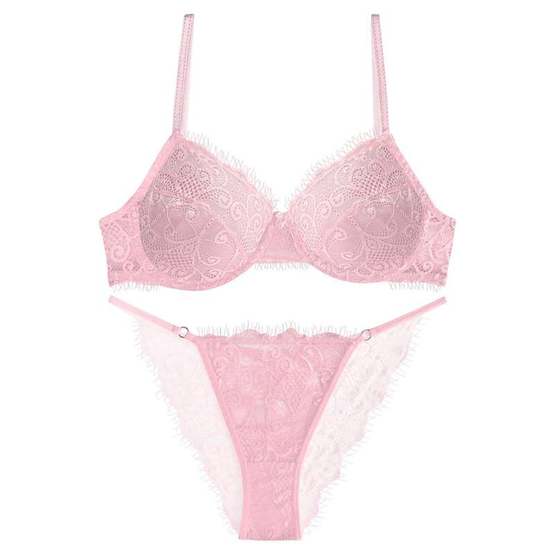 ست شورت و سوتین زنانه نوشه پوش مدل 540 رنگ صورتی