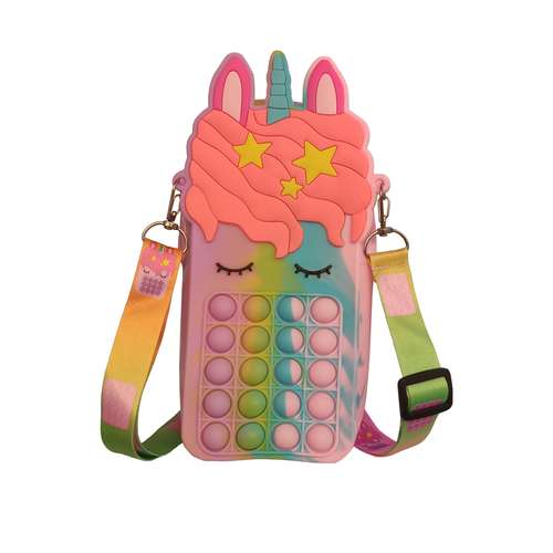 کیف رودوشی دخترانه مدل پاپیت یونیکورن کد 8