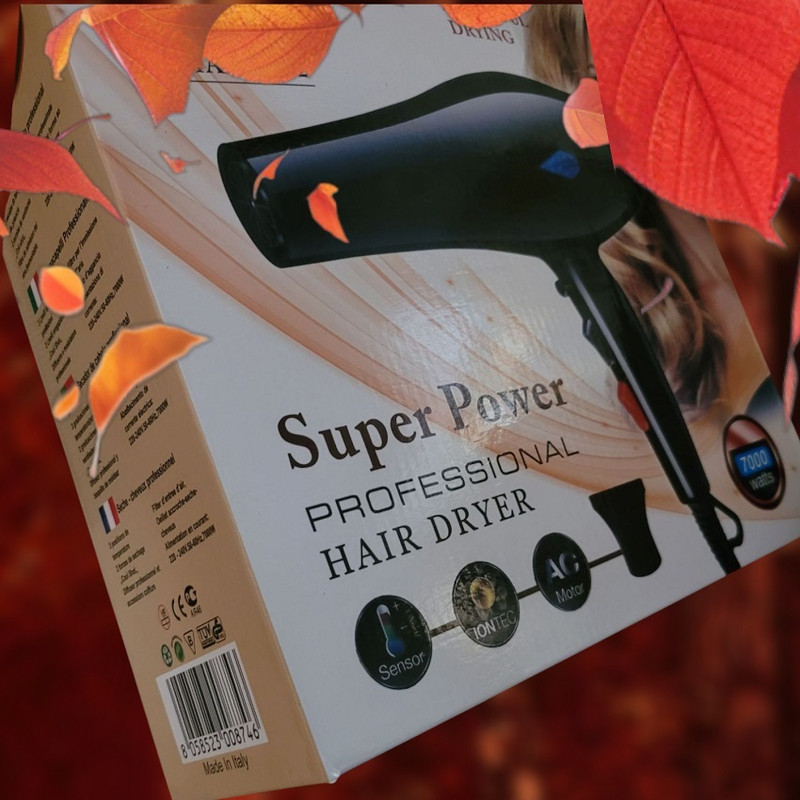 سشوار حرفه ای 7000 وات مدل superpower