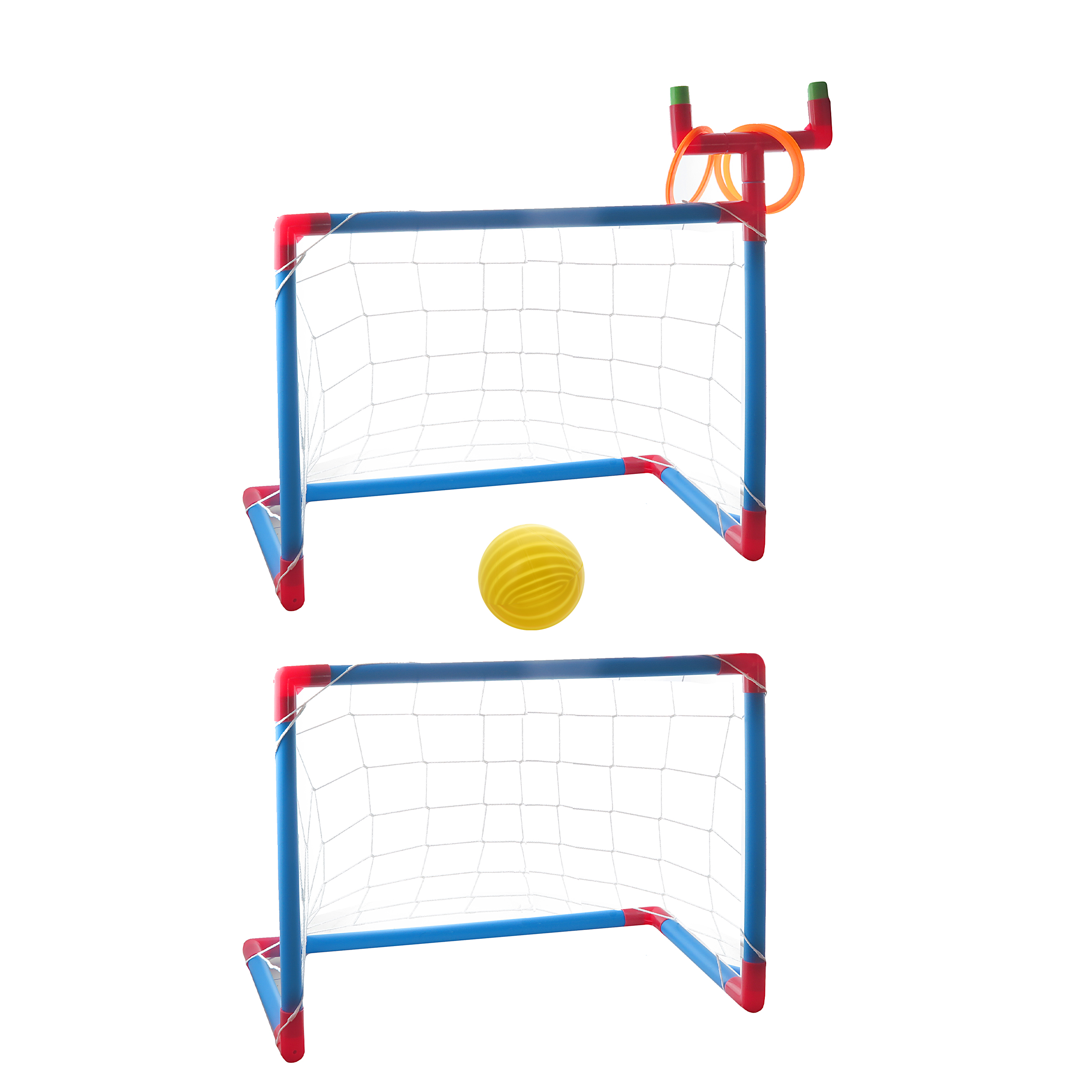 دروازه بازی فوتبال مدل فایو استار بسته دو عددی به همراه توپ