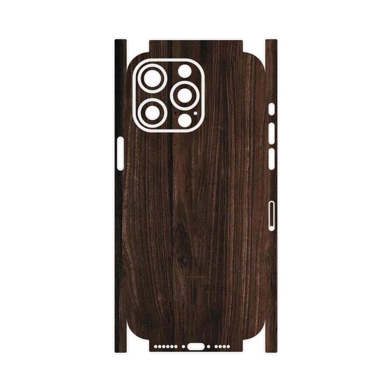 برچسب پوششی ماهوت مدل Dark_Walnut_Wood-FullSkin مناسب برای گوشی موبایل اپل iPhone 15 Pro Max