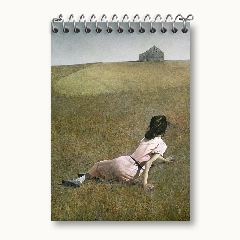 دفتر یادداشت 50 برگ خندالو مدل دنیای کریستینا اندرو وایت کد 37126