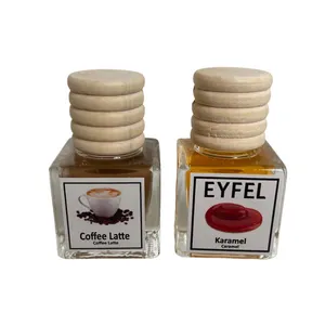 خوشبوکننده هوا خودرو ایفل مدل کافه لته و کارامل کد Coffe Latte-Caramel حجم 10 میلی‌ لیتر بسته 2 عددی