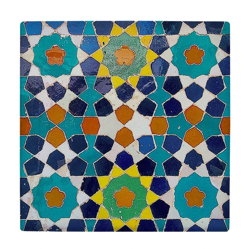 زیر لیوانی  طرح نقوش هندسی کد    5880919_4438