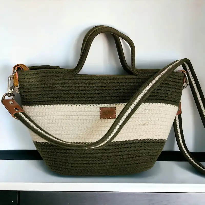 کیف دوشی زنانه مدل Bs151 کنف