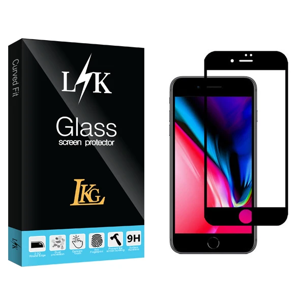 محافظ صفحه نمایش ال کا جی مدل LK Glass مناسب برای گوشی موبایل اپل iPhone 8 Plus
